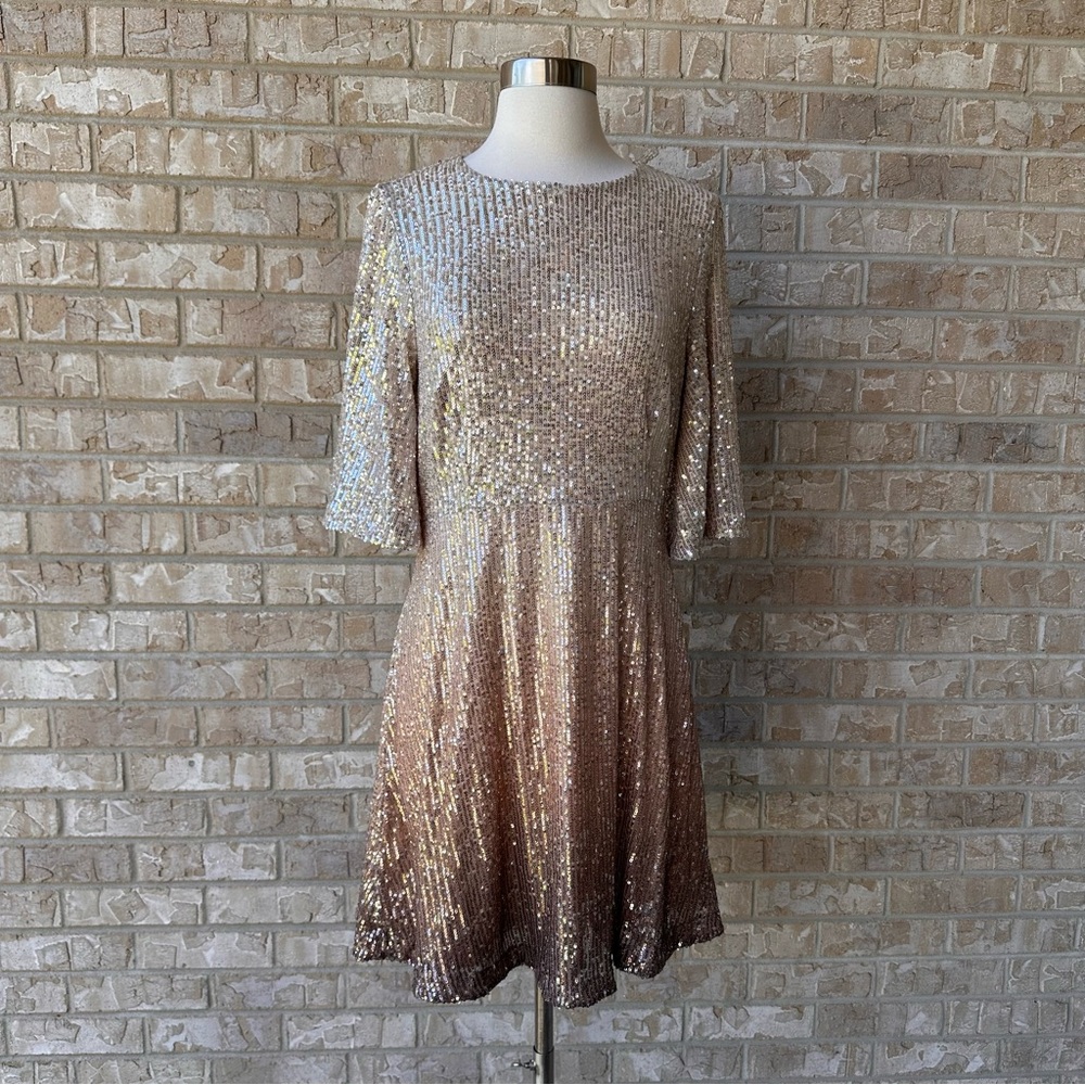 Old Navy Sequin Lined Mini Dress Size M 🌸